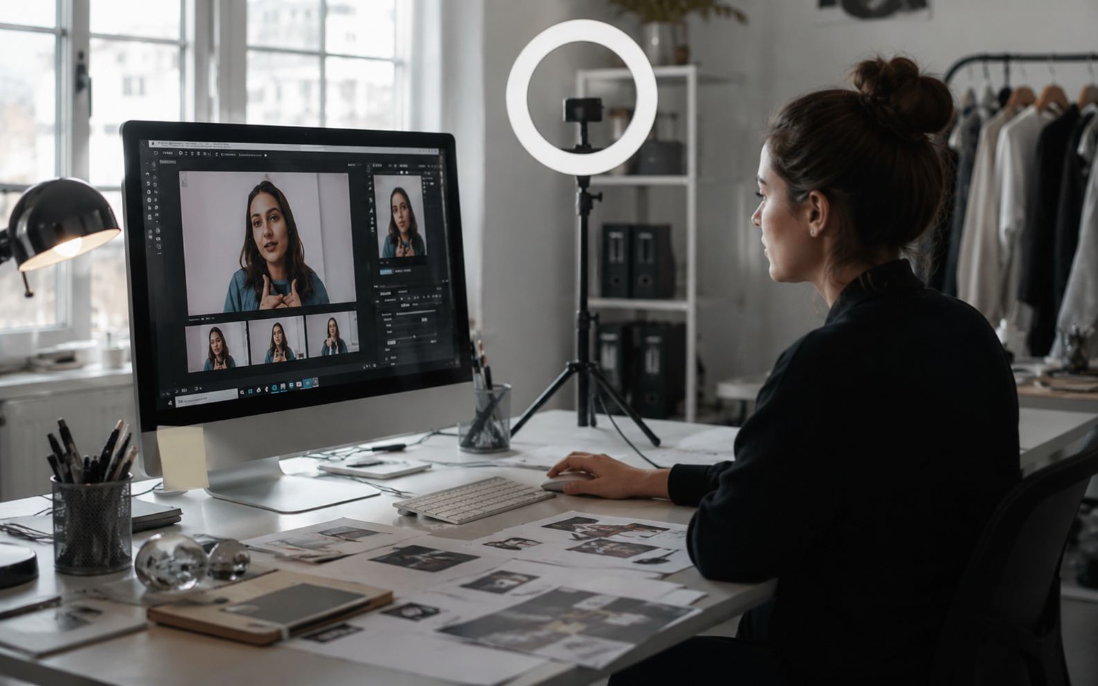 Creative Studio — real person doing the job Boosty automates